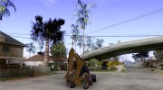 Lastik Tekerli Dozer para GTA San Andreas miniatura 4