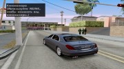 Mercedes-Benz Maybach X222 Radmir RP for GTA San Andreas miniature 6