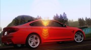 BMW M4 (HQLM) для GTA San Andreas миниатюра 13