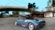 Spyker C8 Spyder для GTA San Andreas миниатюра 3