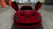 2012 Dodge SRT Viper GTS для GTA San Andreas миниатюра 6