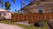 Деревянные заборы V1.2 HQ для GTA San Andreas миниатюра 5