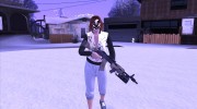 Skin HD Female GTA Online v1 para GTA San Andreas miniatura 2