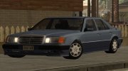 1992 Mercedes-Benz 500E (W124) для GTA San Andreas миниатюра 1