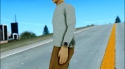 White Milioner Skin для GTA San Andreas миниатюра 3