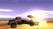 КрАЗ-260 БМ-21 Град для GTA San Andreas миниатюра 6