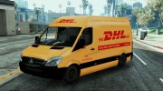 Mecedes Sprinter 311 CDI Cargo Van + 5 Extras para GTA 5 miniatura 2
