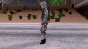 Спецназ в зимней одежде для GTA San Andreas миниатюра 2