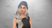 Leah Lillith Callie Hair for Sims 4 miniature 2