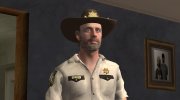 Rick Grimes Sheriff from TWD Onslaught (HD) para GTA San Andreas miniatura 1