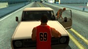 Водители выходят из машины для GTA San Andreas миниатюра 2