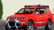 Mitsubishi Pajero Sport Dakar Offroad Version 2014 for GTA San Andreas miniature 1