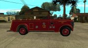 American LaFrance 600-Series 1941 для GTA San Andreas миниатюра 5