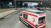 Mercedes Sprinter Turkish Ambulance for GTA 4 miniature 3