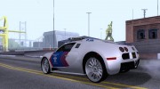 Bugatti Veyron Indonesian Police para GTA San Andreas miniatura 2