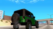 Jeep Wrangler Rubicon 2012 for GTA San Andreas miniature 4
