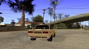 ЗАЗ 968м тюнингованый для GTA San Andreas миниатюра 4
