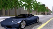 Ferrari 360 Spyder for GTA San Andreas miniature 1