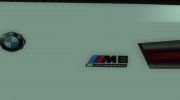 BMW M8 Competition Sa Style para GTA San Andreas miniatura 7