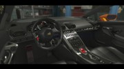 2015 Lamborghini Huracan 1.2 para GTA 5 miniatura 10