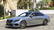 Mercedes-Benz S63 AMG W222 2.6 for GTA 5 miniature 3