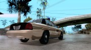 Ford Crown Victoria Tennessee Police for GTA San Andreas miniature 4