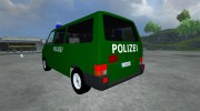Volkswagen Transporter T4 Police для Farming Simulator 2013 миниатюра 3