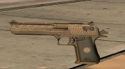 Desert Eagle 50 AE Gold para GTA San Andreas miniatura 1