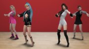 Black Pink Kill This Love Dance для Sims 4 миниатюра 1
