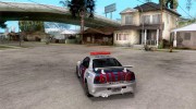 Nissan Skyline R34 Police для GTA San Andreas миниатюра 3