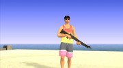 Skin GTA V Online в летней одежде para GTA San Andreas miniatura 5