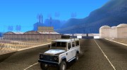 Land Rover Defender Safary для GTA San Andreas миниатюра 1