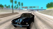 Shelby Mustang GT 500 для GTA San Andreas миниатюра 1