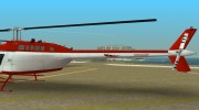 Bell 206B JetRanger для GTA Vice City миниатюра 3