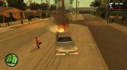 Пешеходы будут пугаться горящих авто для GTA San Andreas миниатюра 1