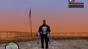 Punisher Skin para GTA San Andreas miniatura 2