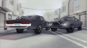 Dodge Charger Black Phantom for GTA San Andreas miniature 4