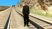 Black Cop Marcus для GTA San Andreas миниатюра 5