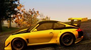 Porsche GT3 R 2009 Black-Yellow для GTA San Andreas миниатюра 6
