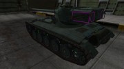 Контурные зоны пробития AMX 13 90 for World Of Tanks miniature 3