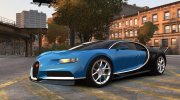 2017 Bugatti Chiron for GTA 4 miniature 1