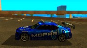 Mopar Dodge Charger для GTA San Andreas миниатюра 2