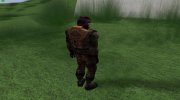 Член группировки Душегубы в экзоскелете без сервоприводов из S.T.A.L.K.E.R para GTA San Andreas miniatura 3