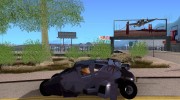 Batman Tumbler для GTA San Andreas миниатюра 2