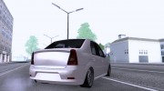 Dacia Logan White для GTA San Andreas миниатюра 3