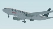 Airbus A330-200 Swiss International Air Lines (Star Alliance Livery) для GTA San Andreas миниатюра 7
