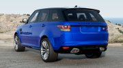 Range Rover Sport SVR (L494) 2017 v4.0 для BeamNG.Drive миниатюра 3