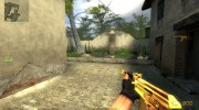 Default CSS Golden AK-47 для Counter-Strike Source миниатюра 1