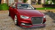 Audi RS4 Avant 2013 для GTA 4 миниатюра 1