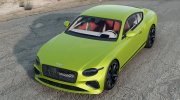 Bentley Continental GT Speed 2025 для BeamNG.Drive миниатюра 6